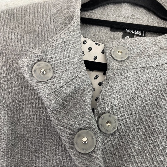 🍁 ana A New Approach Cropped Lined Blazer Short Large Snap Jacket Coat sz PS - Picture 9 of 9